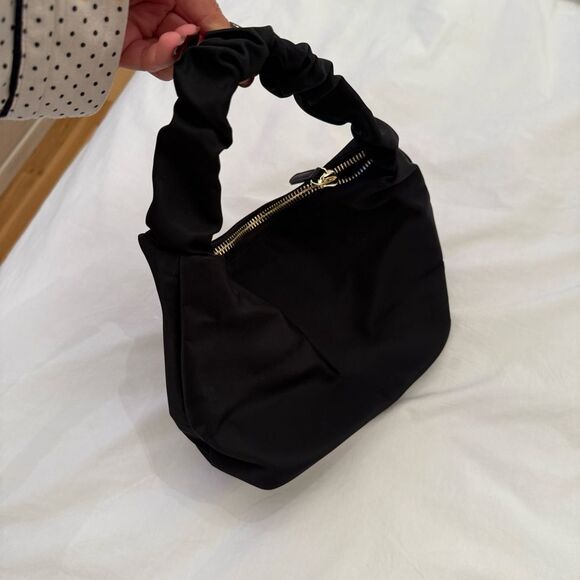Stoney Clover Lane Black Scrunch Handle Bag - Picture 4 of 4